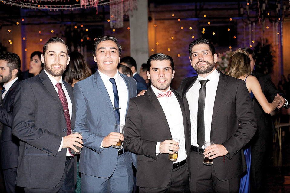 Nassir Zaiback, Alfonso Meza, Adolfo Martínez y Sergio Fernández  / Foto: José Chang