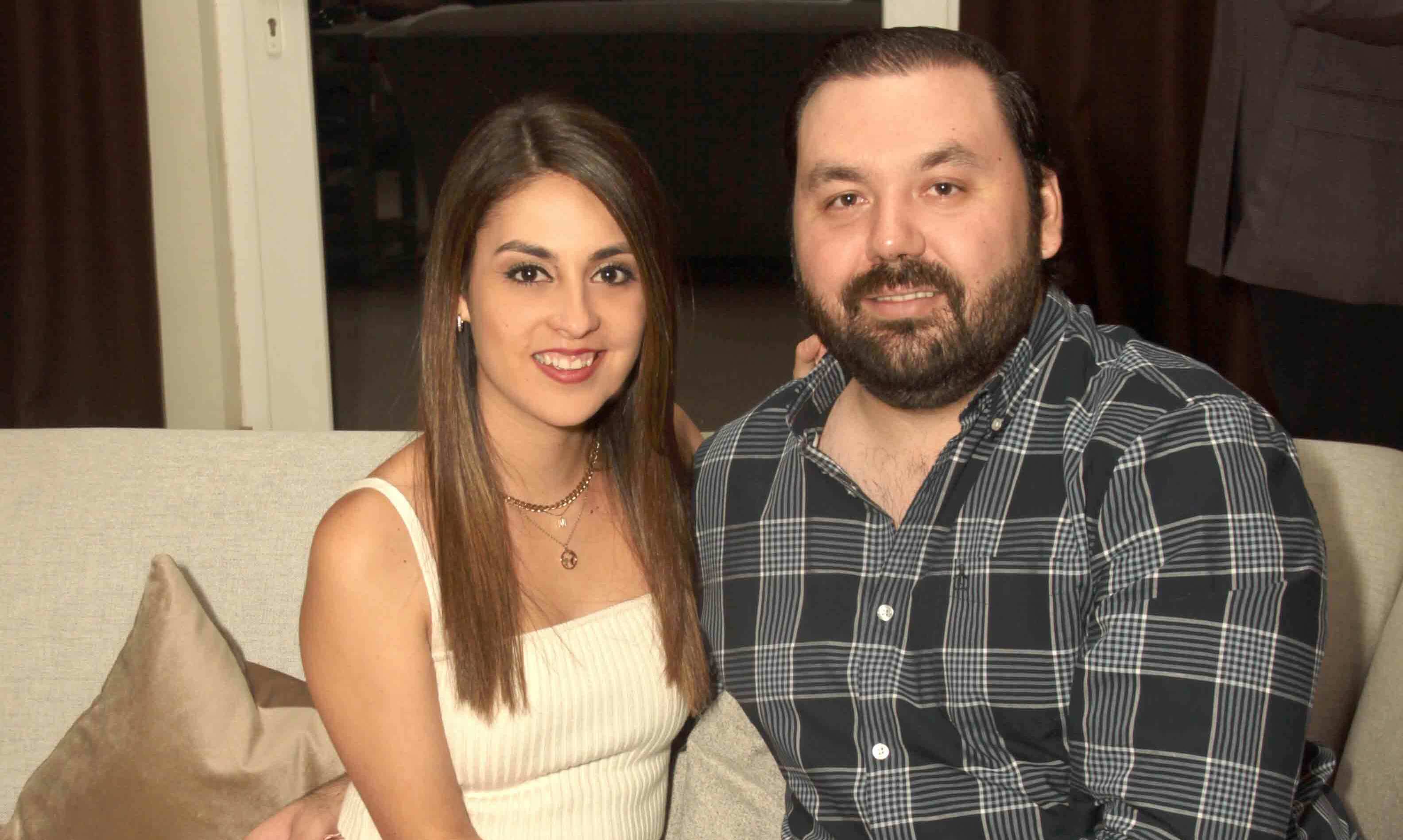 Marcela Treviño y Mario Peña