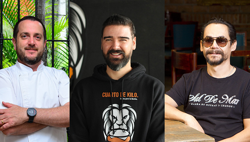 Tomás Fernández, Álvaro Aguilar y Gregorio Godoy
