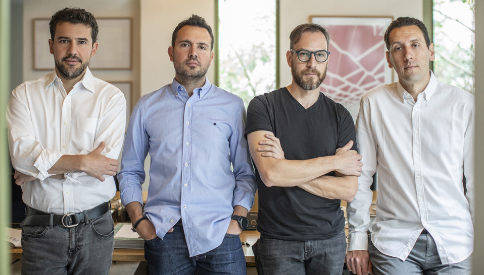 Jorge Arvizu, Diego Ricalde,  Emmanuel Ramírez e Ignacio del Río / Retrato: Cortesía Ana Hop