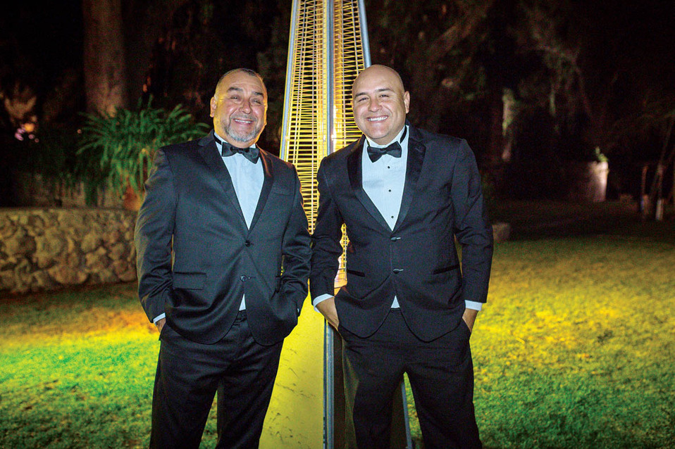 Efrain Galván (+) y Magin Gutiérrez / Foto: Rubén