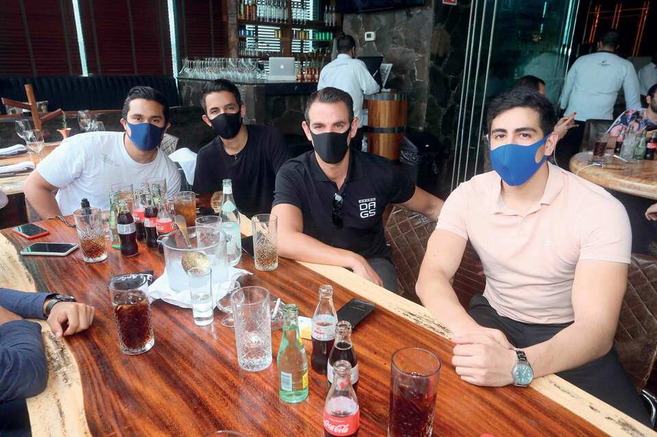 Daniel Mafei, Alejandro Ramos, Gustavo Marcos y Anuar Dajalla