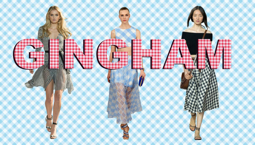 El estampado gingham es una tendencia fuerte este verano. Foto: Archivo