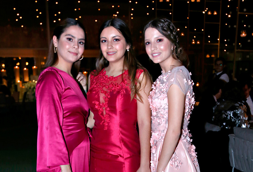 Luciana, Ana Karen y Suraya
