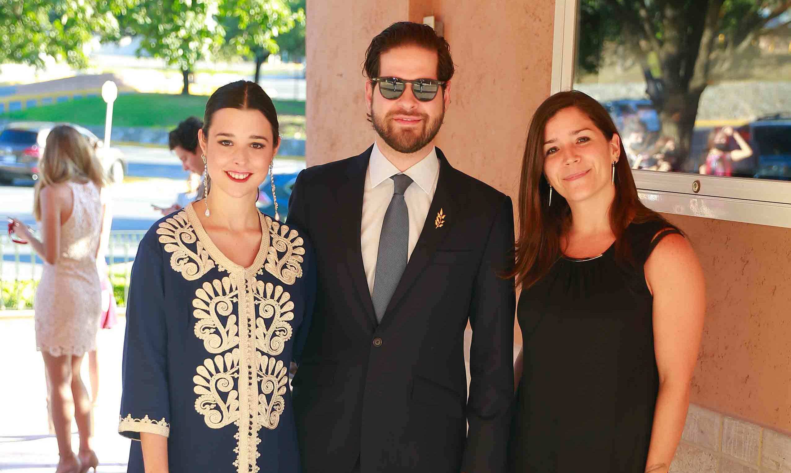 Ana Clauda García de Berchelmann, Franz Berchelmann y Lucía Martínez