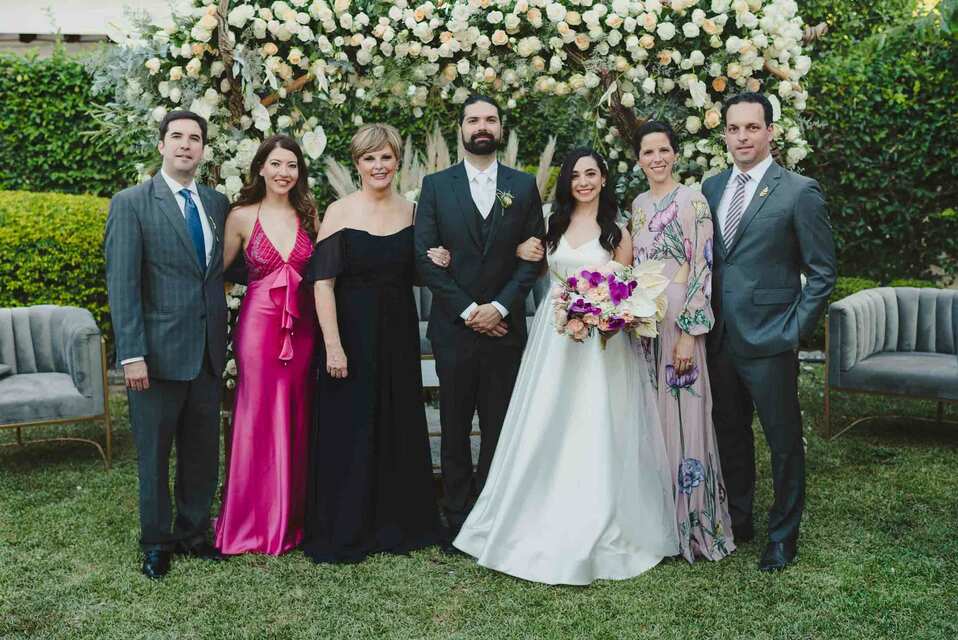 Familia del novio. Foto por Joe Lozano