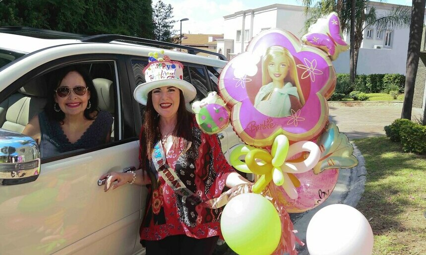Margarita Tréviño de Berchelmann y Marlene Dávila de Rodríguez