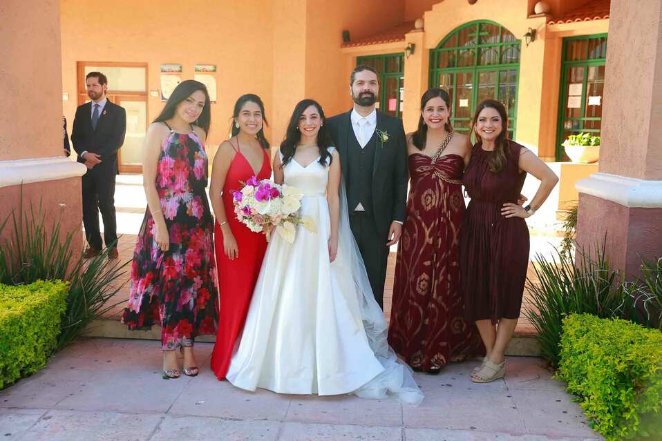 Martha Matus, Valeria Gómez, Margarita Castillo, Daniel Martínez, Érika Páez y Jéssica Vázquez