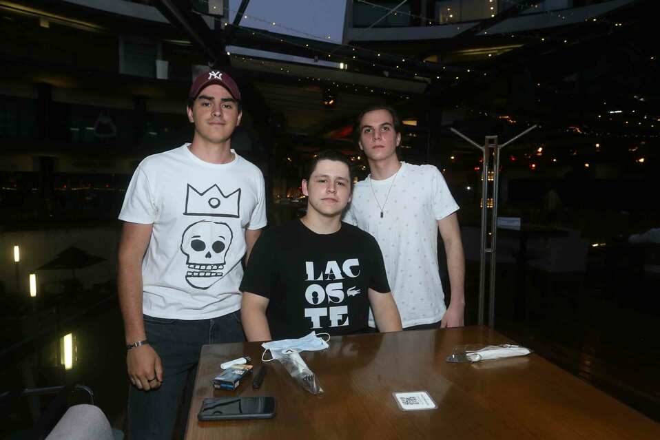 Patricio Sáenz, Emiliano Peña y Diego García