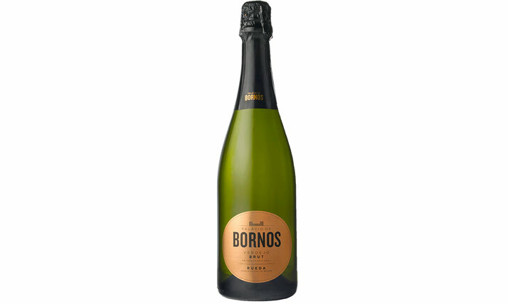 Vino Verdejo Brut de Palacio de Bornos.