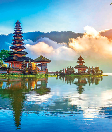 Bali en Indonesia es conocida como la isla de los dioses. Foto: Archivo