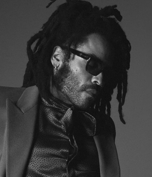 Lenny Kravitz, la nueva imagen de Saint Laurent (Foto: Instagram @ysl)