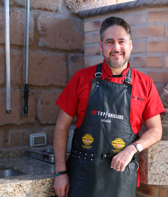 Roger Gaitán habla de su pasión por la parrilla y por la convivencia con sus hijas (Fotos: Jaime Jiménez y Vayron Infante)