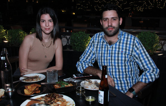 Pamela Cantú y Sergio Montemayor