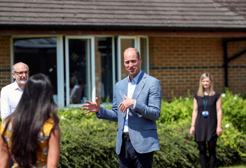 Príncipe William visitó a los científicos del coronavirus (Foto: Reuters)