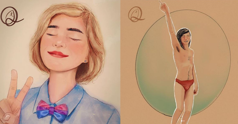 La artista digital Nomi ha mostrado su apoyo a la comunidad LGBT