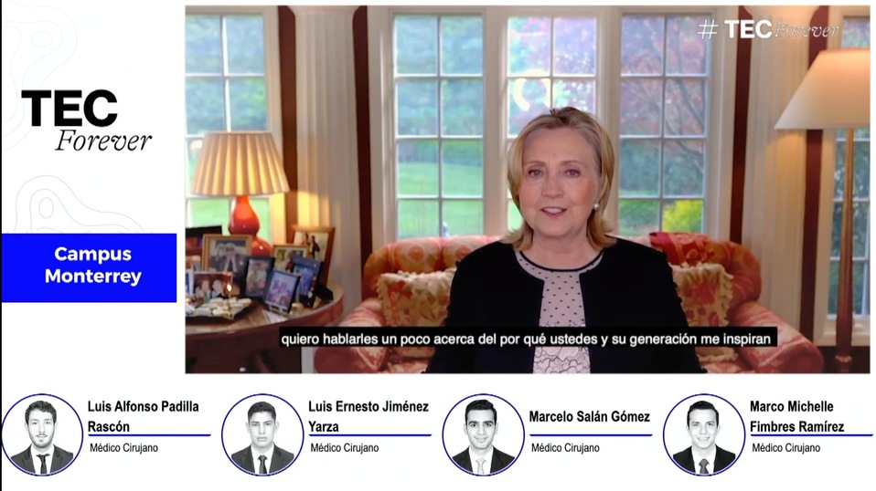 Hilary Clinton fue la oradora de honor de Tec Forever. Imágenes: Cortesía.