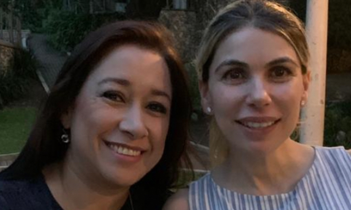 Lucy Taha de Fernández y Roby Barrera de Selem