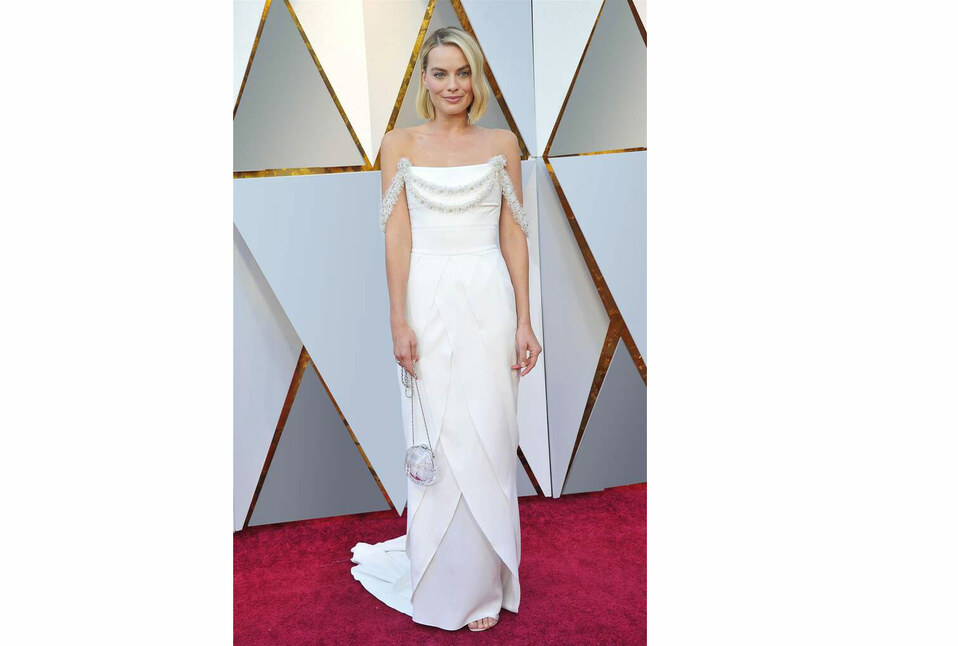 En los Oscars de 2018 en un vestido Chanel (Shutterstock).