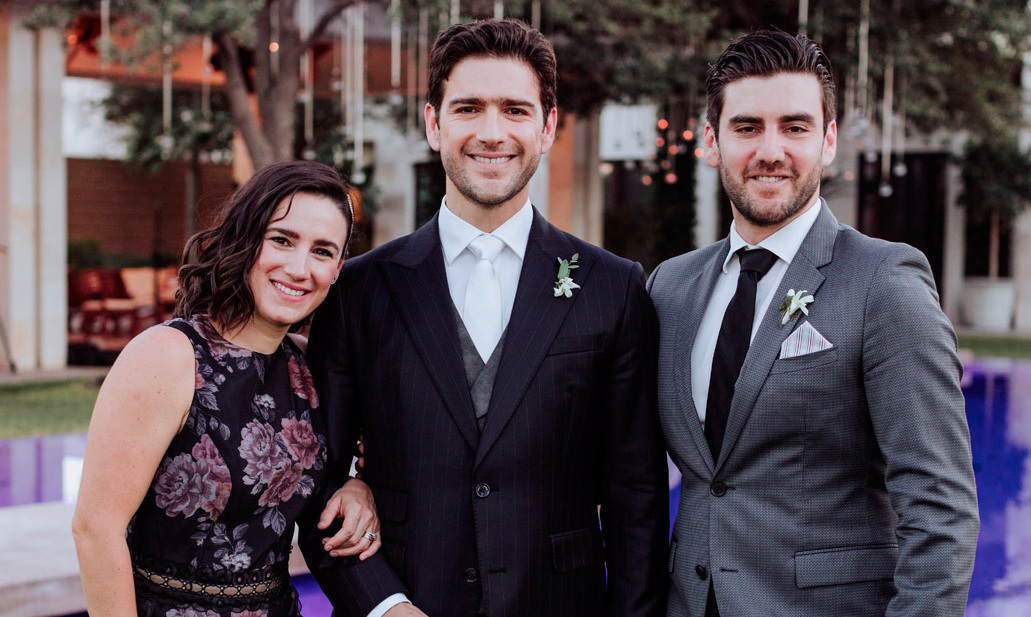 Mariana, Alejandro y Jorge