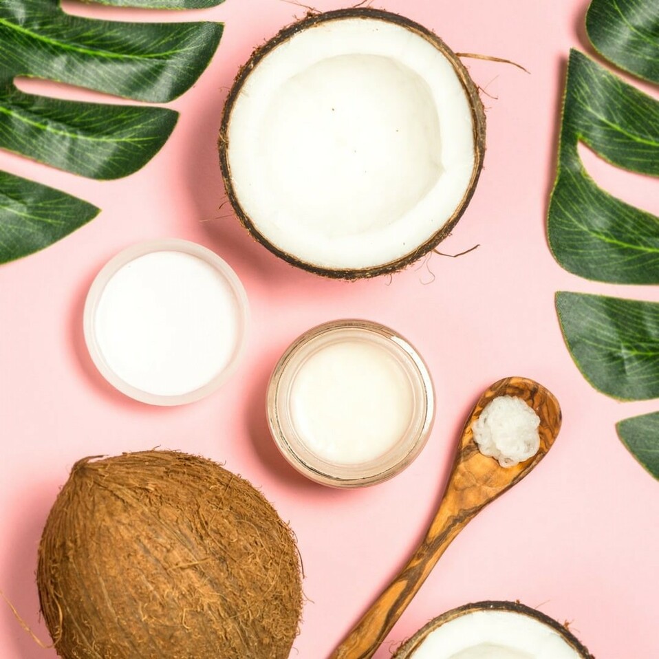 Aceite de coco para el cuidado de la piel