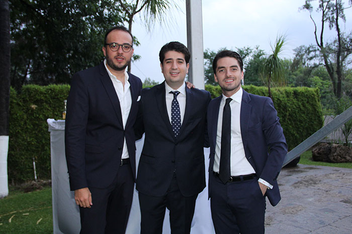 Daniel de los Ríos, Sergio Allard y Miguel García