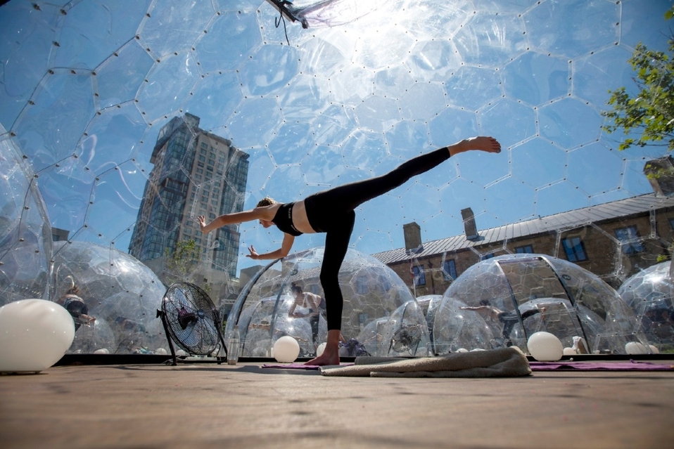 Clase de Yoga en Toronto. (Imagen: Intagram)
