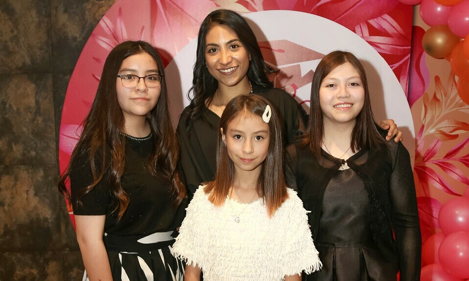 Renata Martínez, Anapau Ozumbilla, Constanza Martínez y Arantxa Martínez. Foto: Carlos Dayan Aparicio.