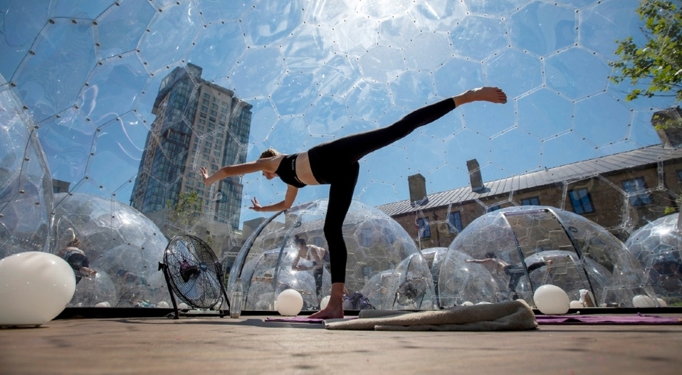 Clase de Yoga en Toronto. (Imagen: Intagram)