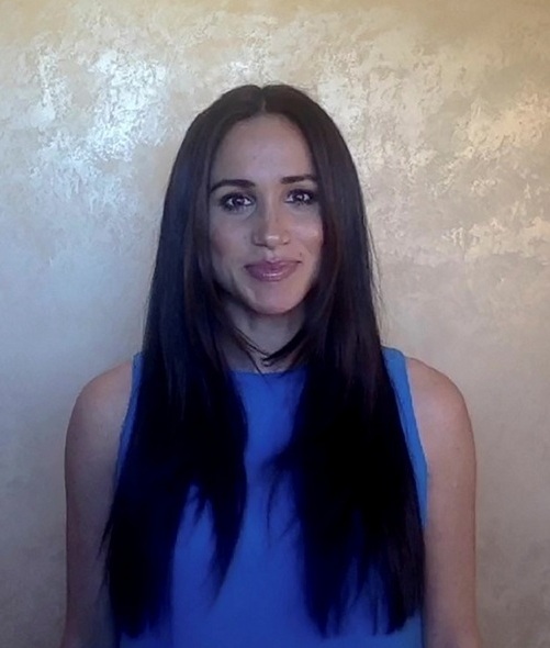 Meghan Markle da su primer discurso público después de dejar el Reino Unido (Foto: Reuters)