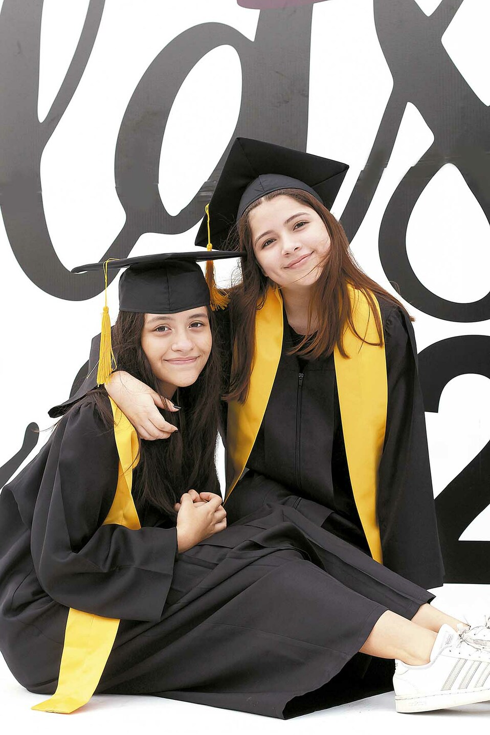 Karen Rangel y Leilanie Wendolyn Martínez  / Foto: José Chang