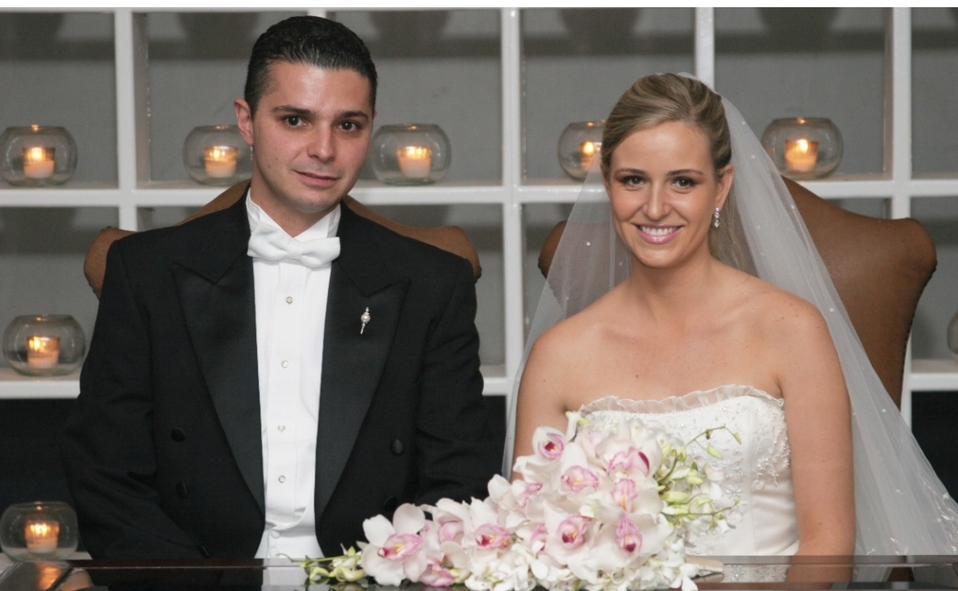 Alejandra Lara y Pedro Arce