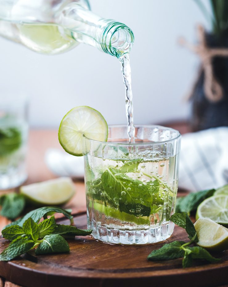 Cocteles de verano bajos en calorías