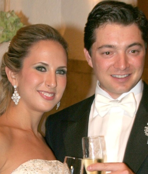 Mariana Margáin y Fernando Santos