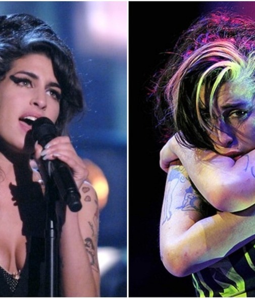 Amy Winehouse: El antes y el después de las drogas (Foto: Instagram/Youtube)