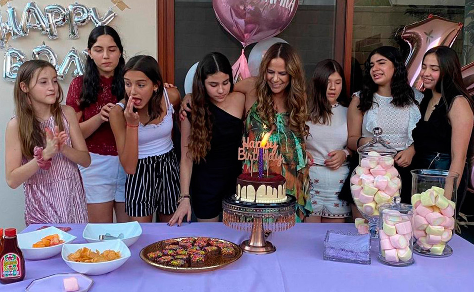 Asistieron las amigas más cercanas de la festejada