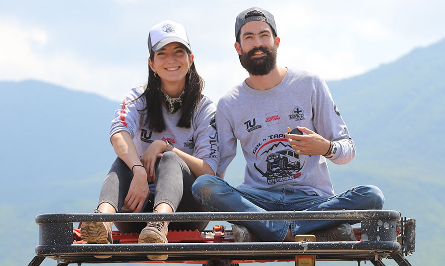 Fernanda Chong y Jorge De Alba