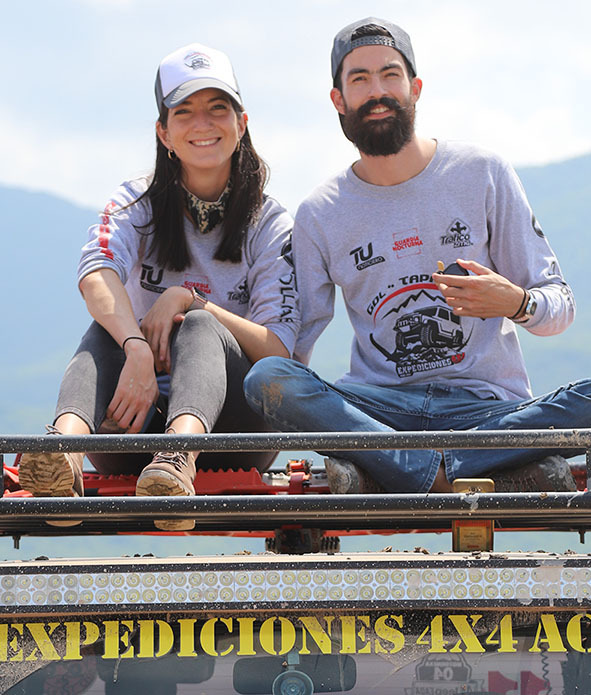 Fernanda Chong y Jorge De Alba
