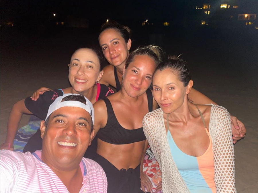 Karen Cortés y su grupo de amigos la pasaron de lo mejor.