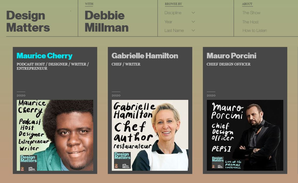 Design Matters podcast