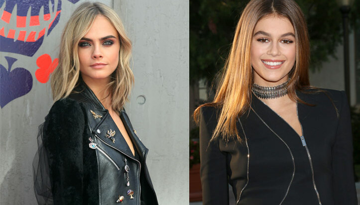 Cara Delevingne y Kaia Gerber mantienen una relación muy cercana (Fotos: Shutterstock).