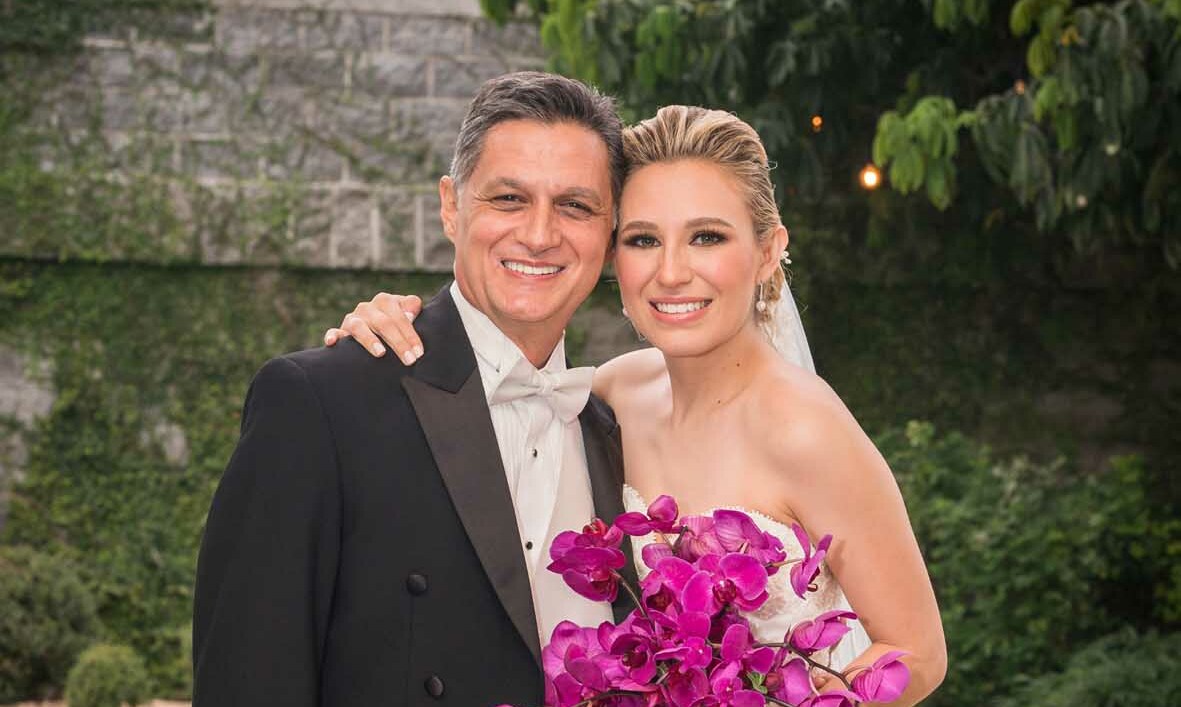 José Hugo Loperena y Andrea Loperena Báez / Foto: Monlee Photo & Film