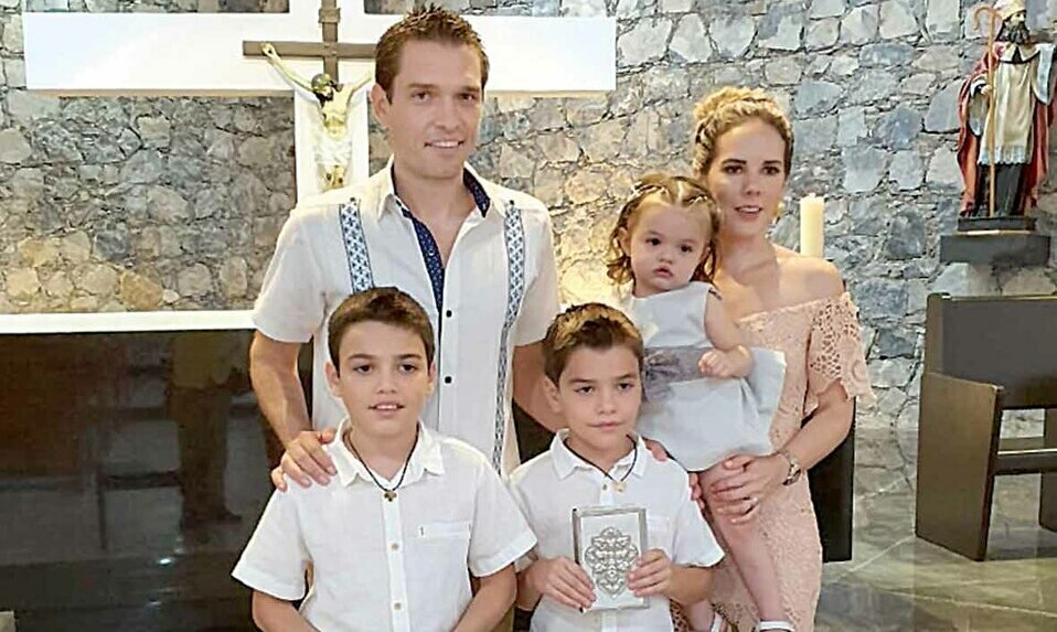 Guillermo Cuevas, Emiliano Cuevas, Leonardo Cuevas, Jimena Cuevas y Mayola Larrañaga de Cuevas / Foto: Cortesía