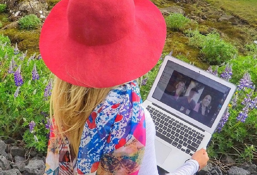 Ante la pandemia, convivir con la familia y amigos seguirá siendo  mejor de manera virtual (Foto: Skype/Instagram)
