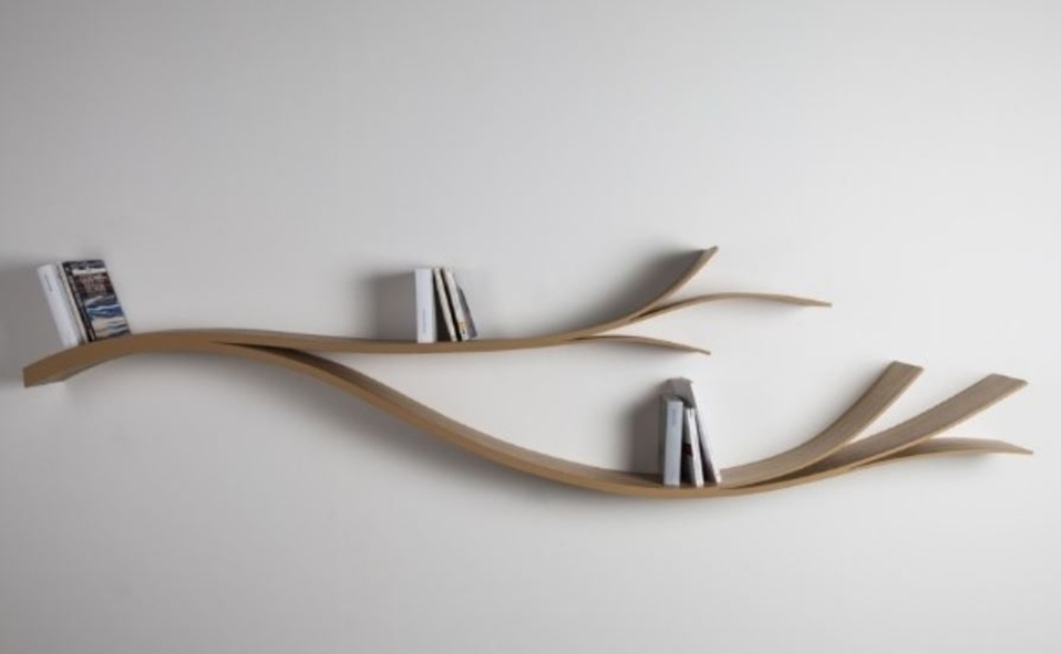 Como si se trataran de árboles, la repisa de Jean Damien Badoux fue una de las piezas favoritas. (Imagen cortesía Jean Damien Badoux).