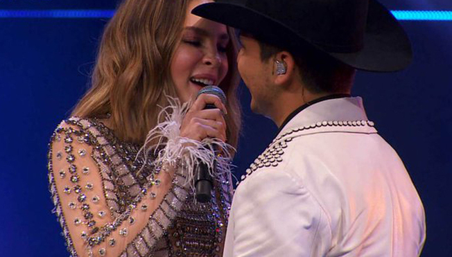 Belinda y Christian Nodal se enamoraron en "La Voz México" (Foto: Instagram).