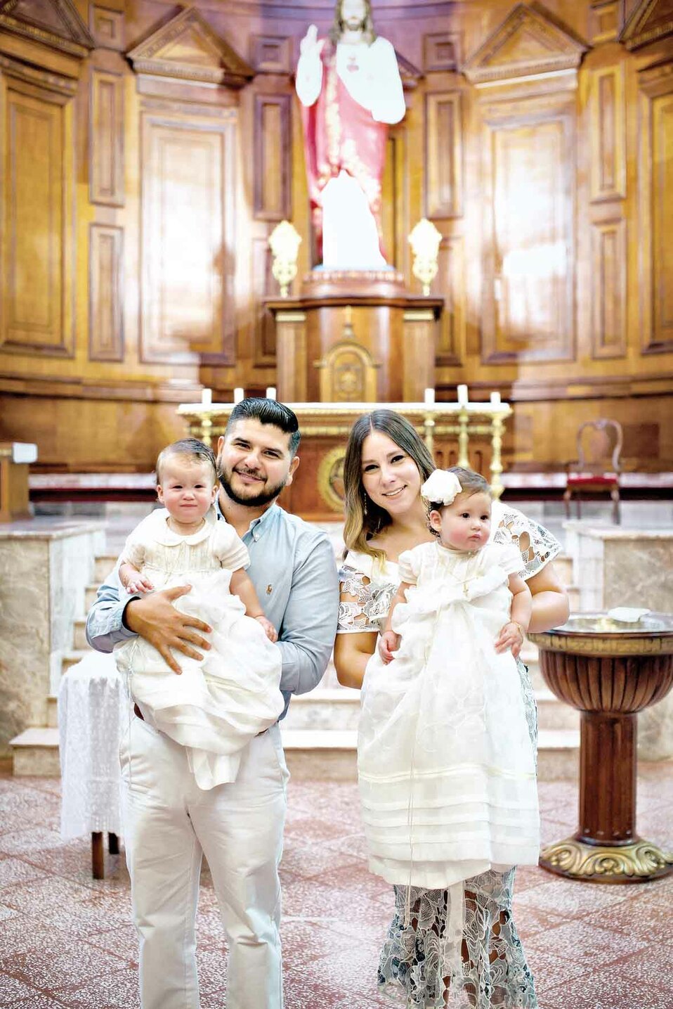 Juan Antonio Capistrán, Antonio Salazar, Susana de Salazar y María Andrea Capistrán / Foto: FERMÍN RODRÍGUEZ
