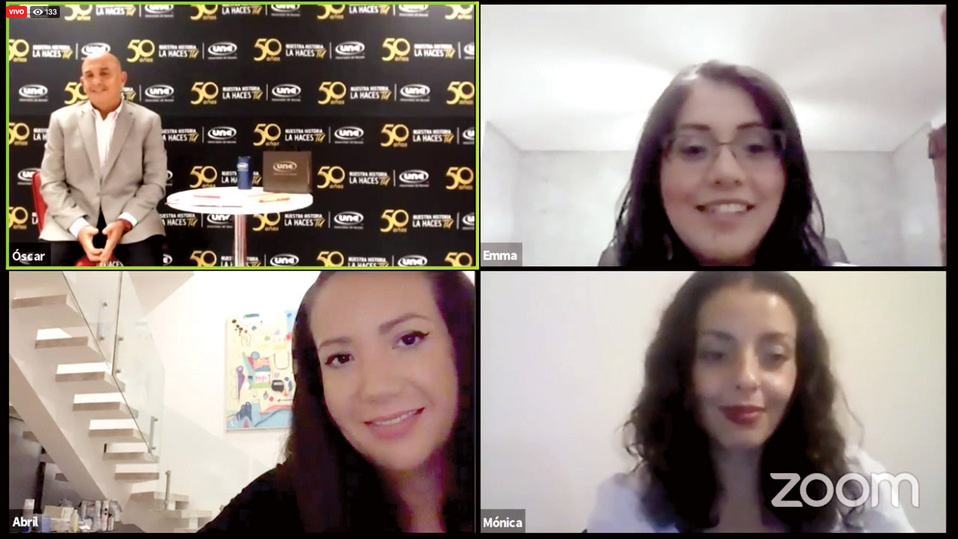 Oscar Schekaibán,  Emma Merino, Avril aviña y Mónica Sandoval / Foto: Cortesía