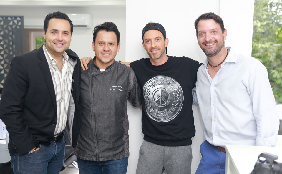 Carlos Longoria, Ángel Vázquez, Gerardo Vignau y Alberto González