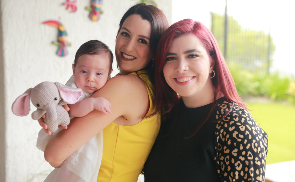 Valentina Delgado, Cristy Iga de Delgado y Paulette Delgado / Fotos: Daniel Saldívar